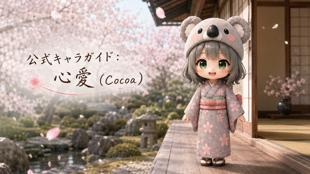 【公式キャラガイド】心愛（Cocoa）メインビジュアル